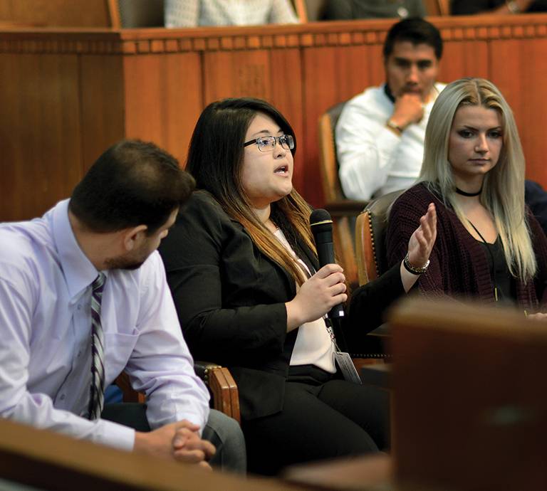 University of North Dakota School of Law students