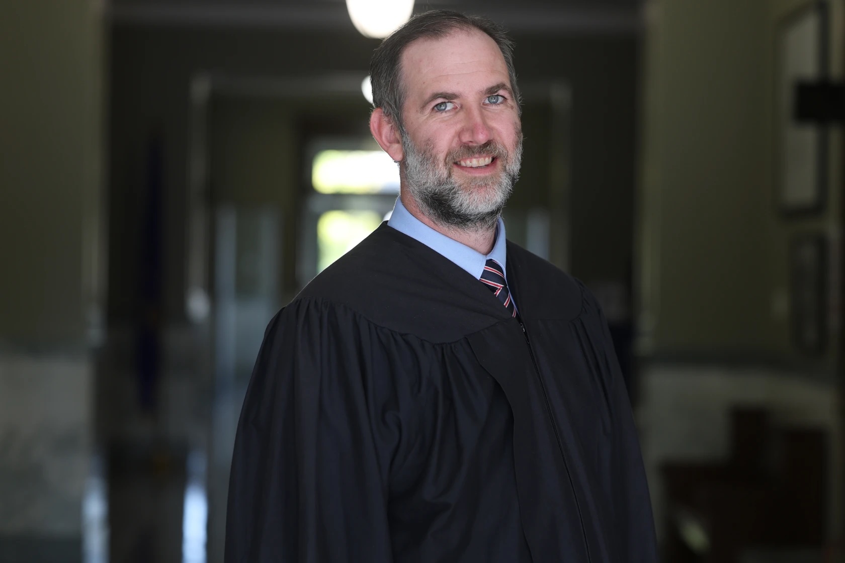 Andrew Eyre is the newest Northeast Central Judicial District judge in Grand Forks. Eric Hylden / Grand Forks Herald